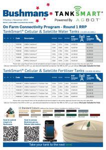 bushman tanks price list.